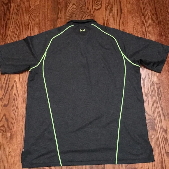 Under Armour Golf Polo Dark Gray Mens XL Malvern Friars Short Sleeve Shirt - Picture 3 of 10